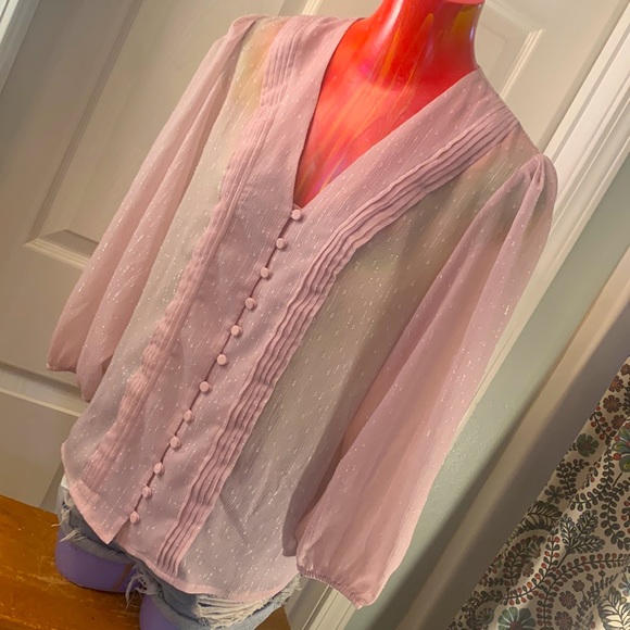 EXPRESS Glinda Good Witch Vibes Top - Picture 3 of 12